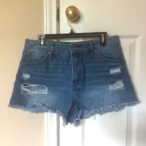 Rewash denim shorts